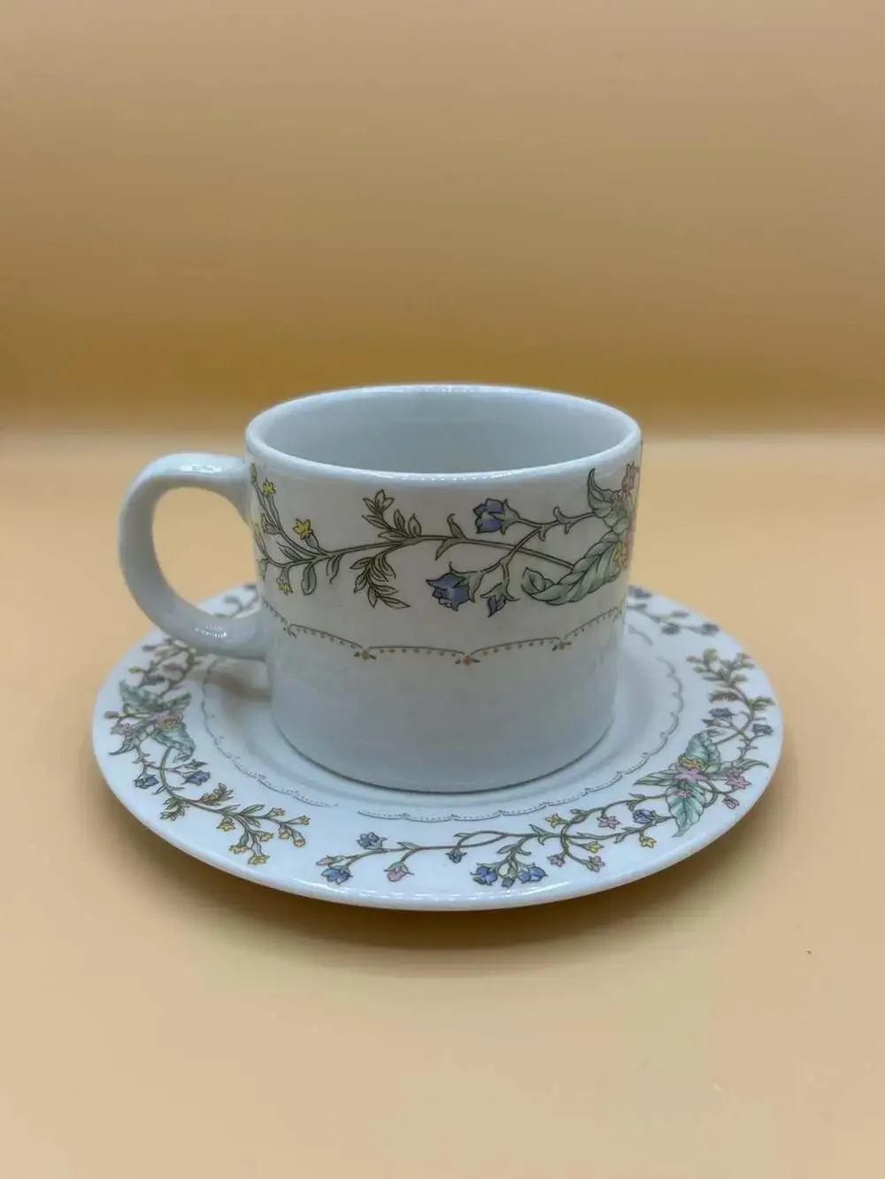 Farberware Fine China Wellesley 486 Teacup and Saucer Set